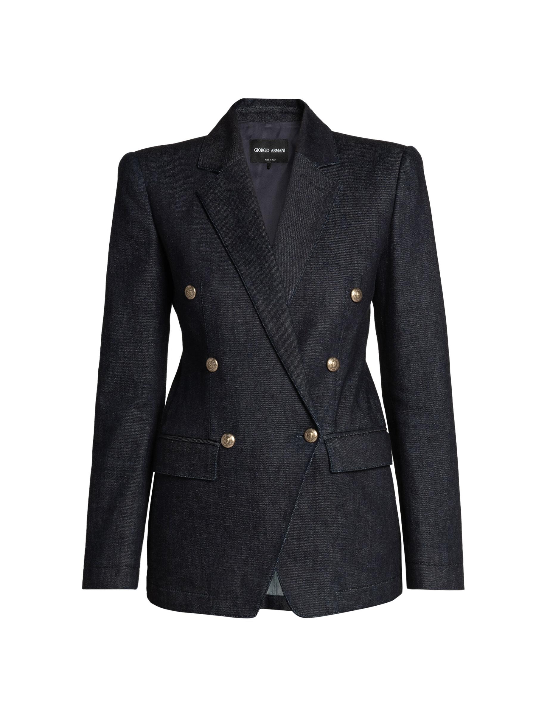 美品GIORGIO　ARMANI　ジャケット　ダブルブレスト　S GIORGIO ARMANI スーツ ダブルブレスト ジャケット ブレザー