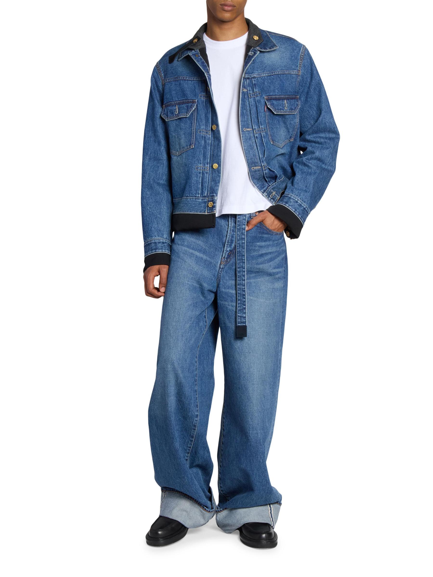 ジャケット・アウター Levi's x sacai Denim x Matelasse size Levi's® x sacai Women's Denim x Metelasse Twill Jacket