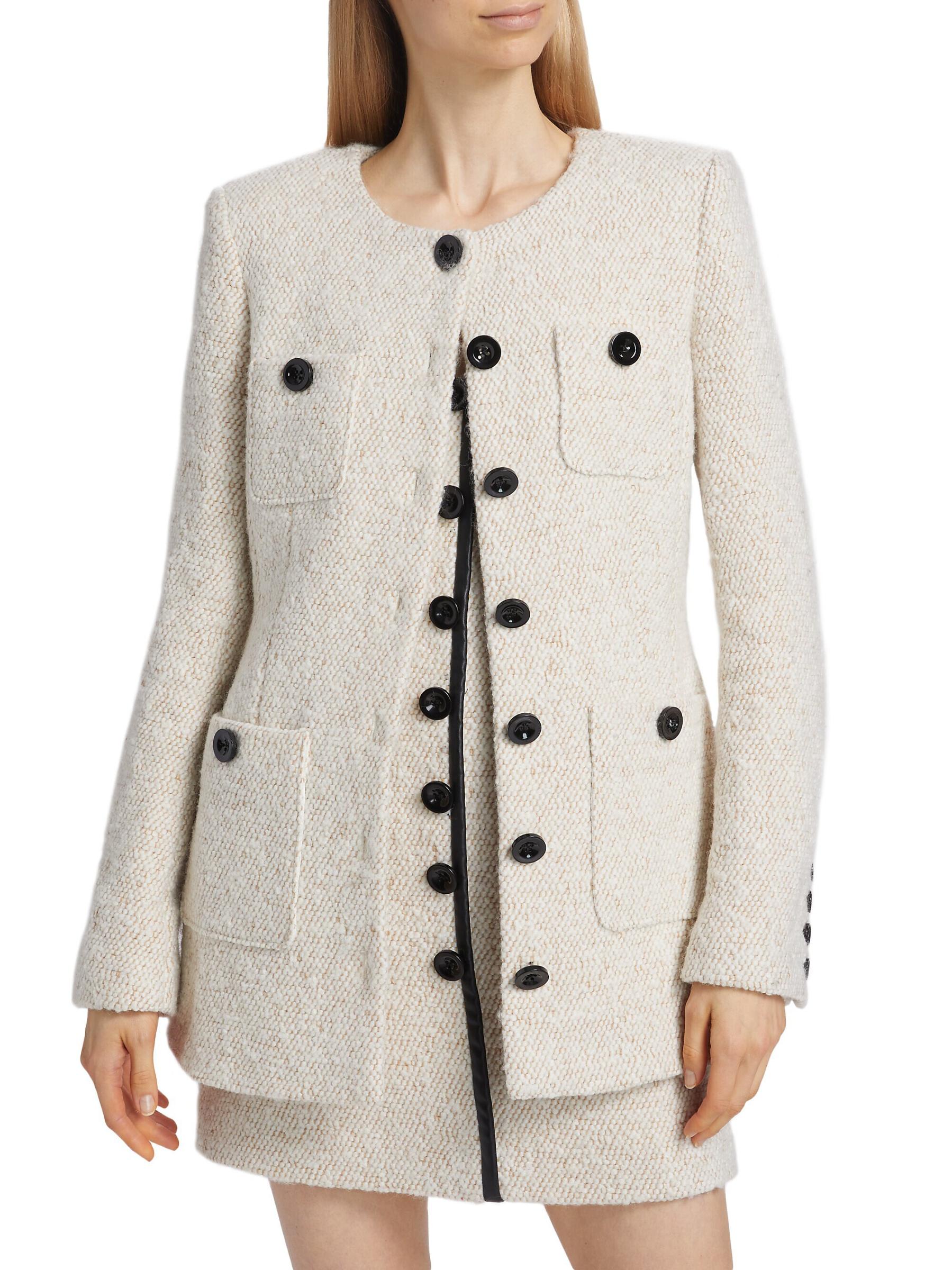 [RECTO]/☆25SS WOMENS OVERSIZE SINGLE BREASTED TWEED JACKET 0944ea38-dab3-43fa-b13e-