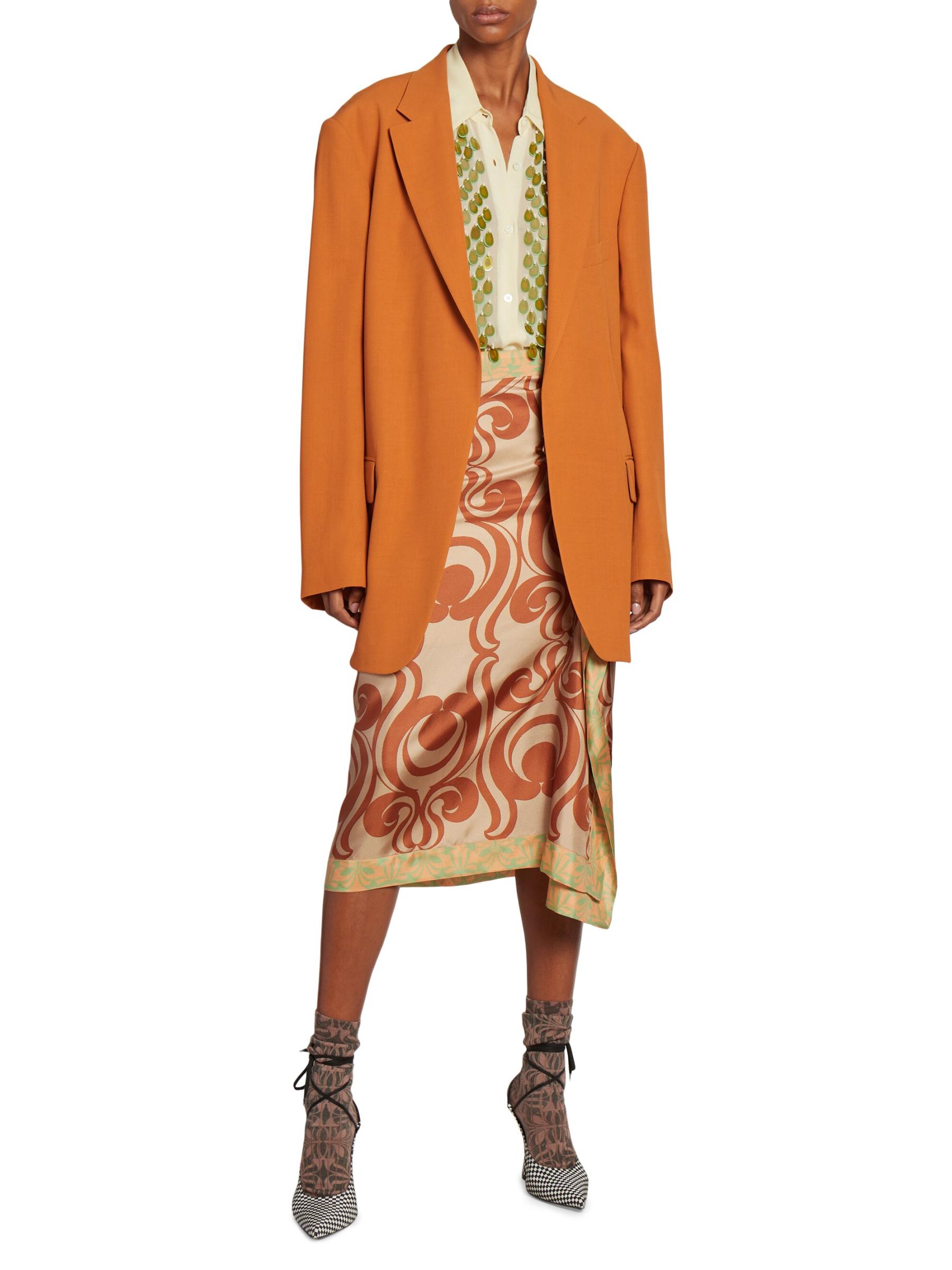 Dries Van Noten - オーバーサイズ・シルクブレンド・ジャケット
