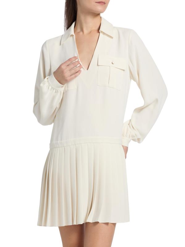 #2: فستان مرسيدس متعدد الاستخدامات مطوي - أبيض الشتاء