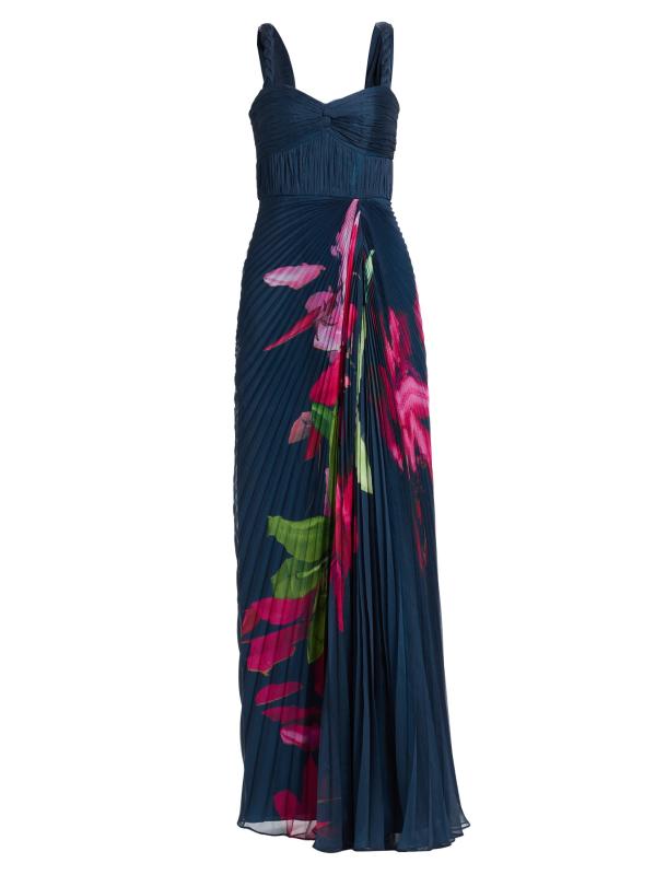 فستان Drea مزين بطيات مزهّرة