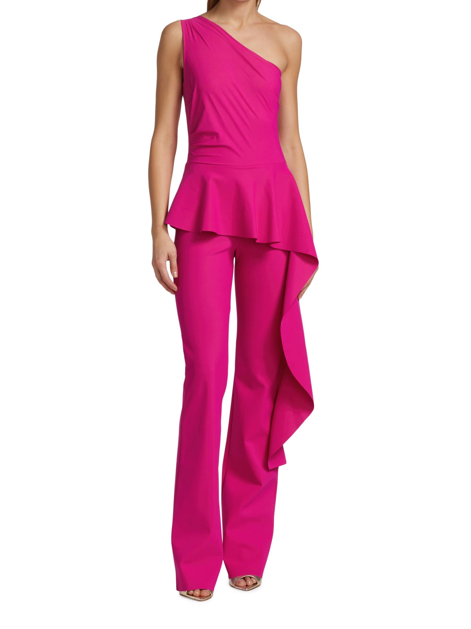Shop Chiara Boni La Petite Robe - Kincso One-Shoulder Peplum