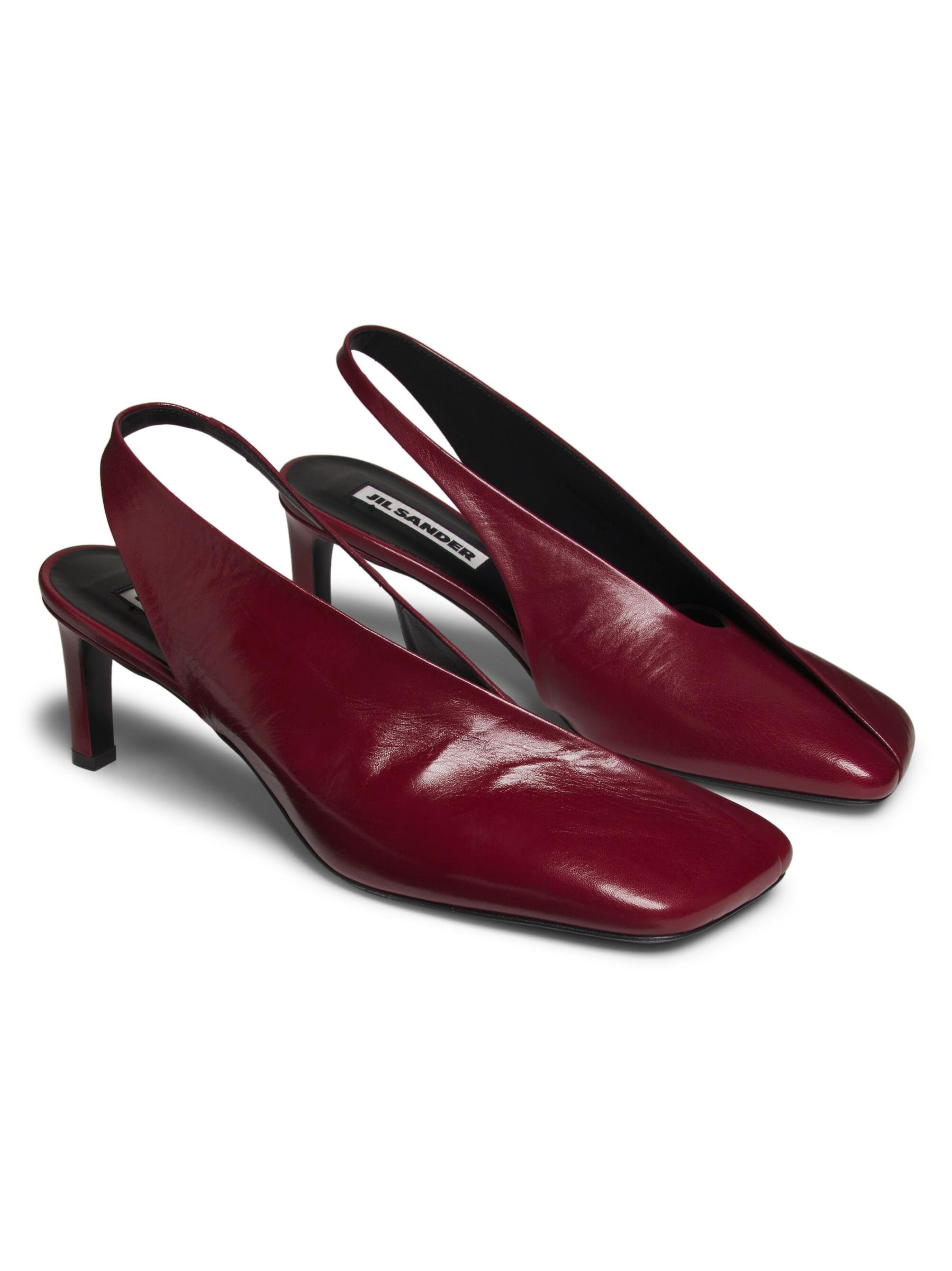 パンプス JIL SANDER  Leather slingback pumps Jil Sander Leather slingback pumps Jil Sander