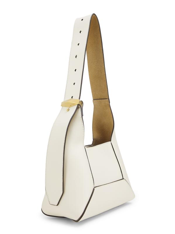 【Jimmy Choo】ダイヤモンド スモール レザー ホーボーバッグ Jimmy Choo - スモール・ダイヤモンド・レザー ホーボーバッグ