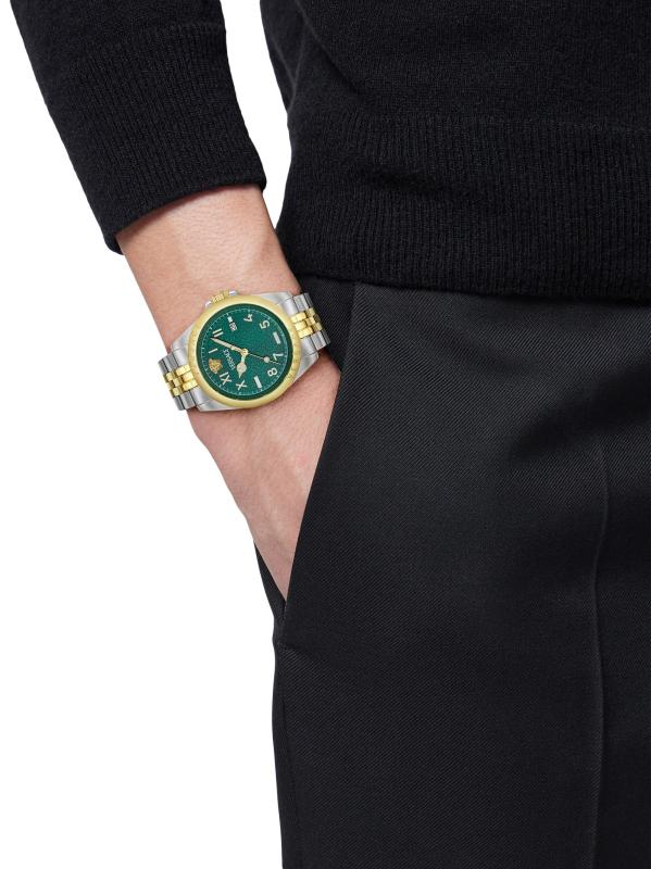 Shop Versace Anteo Two-Tone Stainless Steel Bracelet Watch/41MM