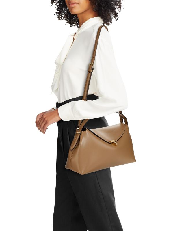 #2: حقيبة T-Lock الجلدية بمقبض علوي - الجمل