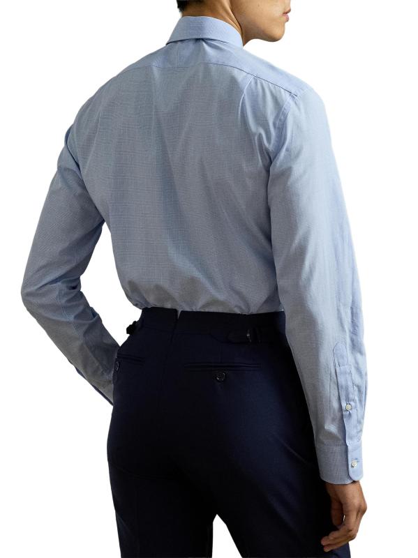 #3: قميص أستون كوتون - أزرق