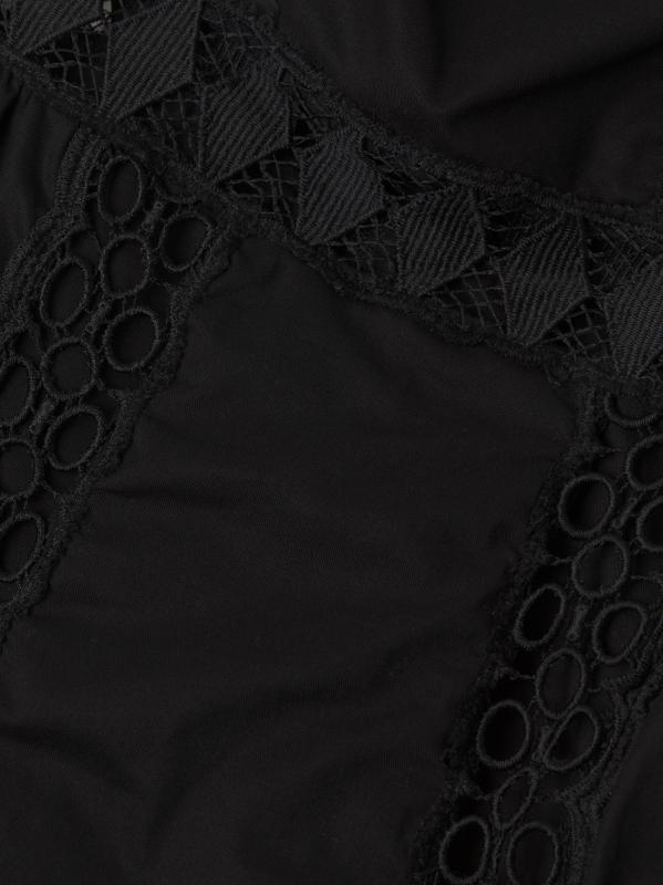 #5: فستان قصير من شارلوت كوتون - أسود