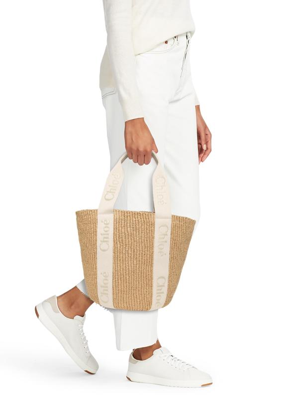 #2: حقيبة سلة خشبية كبيرة - كريم غائم