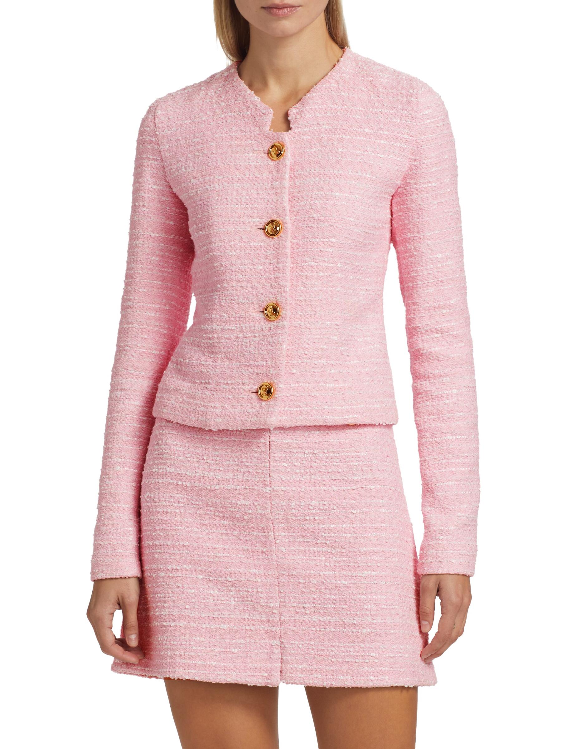 ジャケット Giambattista Valli Giambattista Valli Boucle Jacket Shop Giambattista Valli - Cotton-Blend Bouclé Jacket | Saks