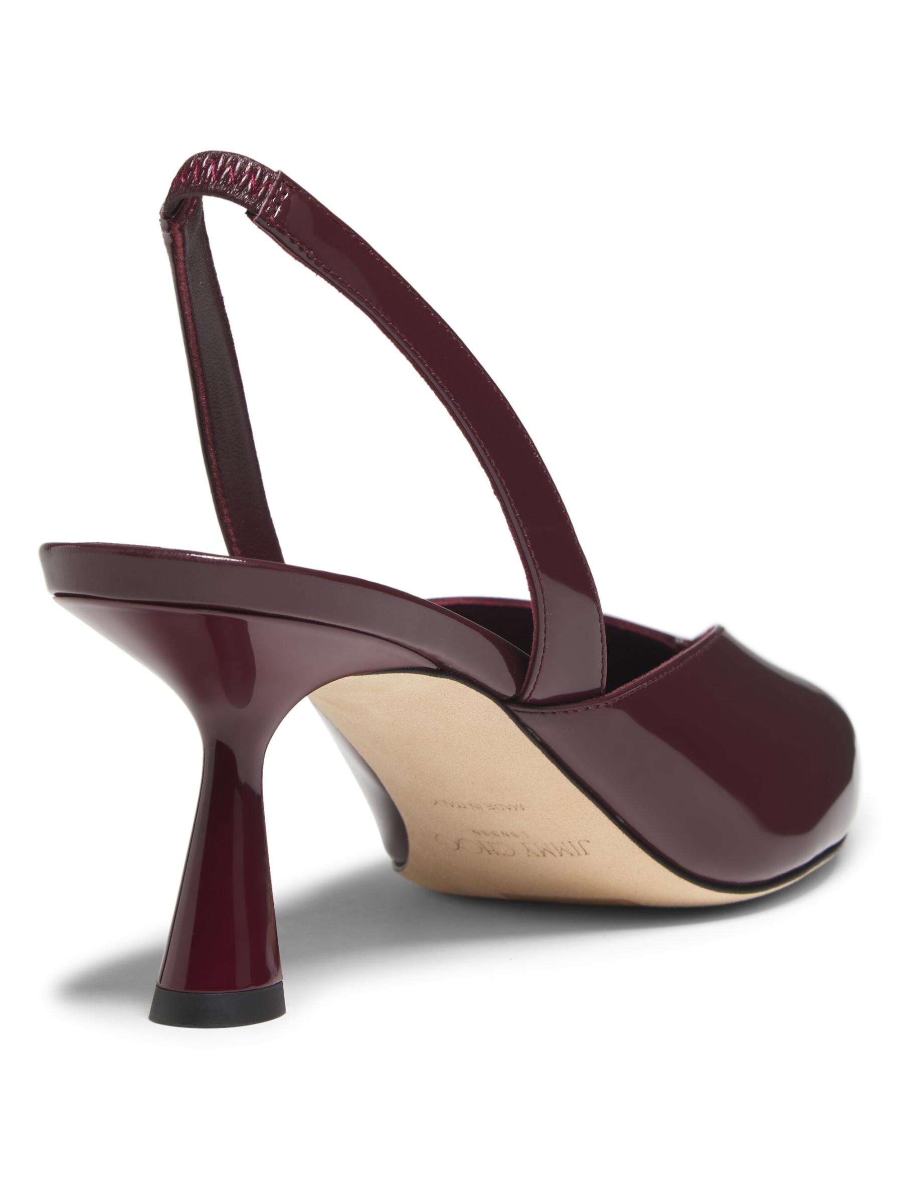 Shop Jimmy Choo - Maryanne 65MM Leather Slingback Pumps