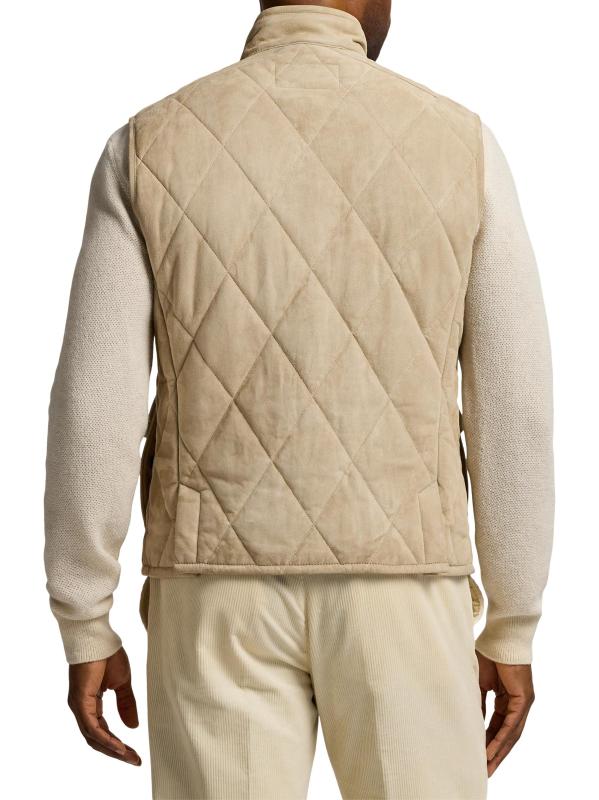 Ralph Lauren パープルレーベルキルティングベスト Lサイズ グレー Ralph Lauren Purple Label - カールトン・キルティング