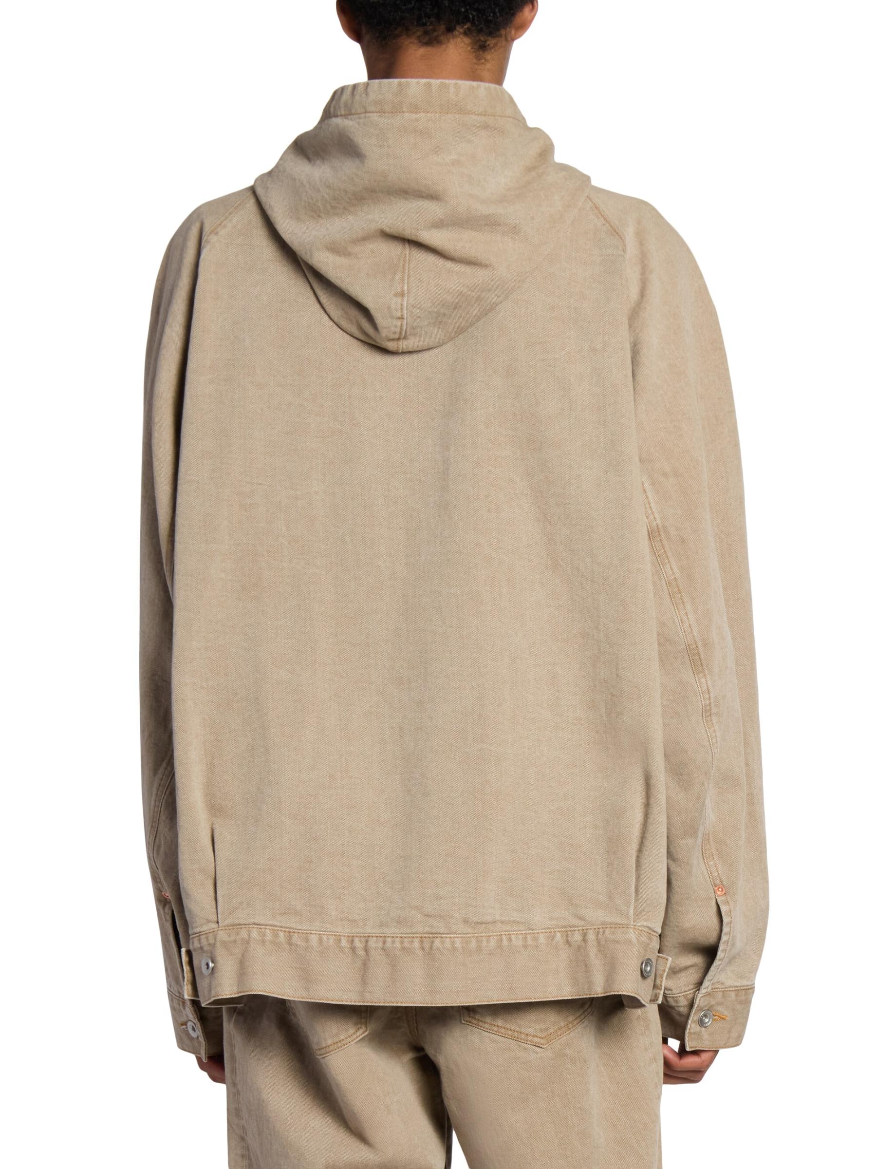 ジャケット・アウター 9090 Yoke Denim Zip Hoodie Brown Beige 9090滋賀竜王 | 【 Yoke Denim Zip Hoodie 】 ONLINE: 1/17 (Fri