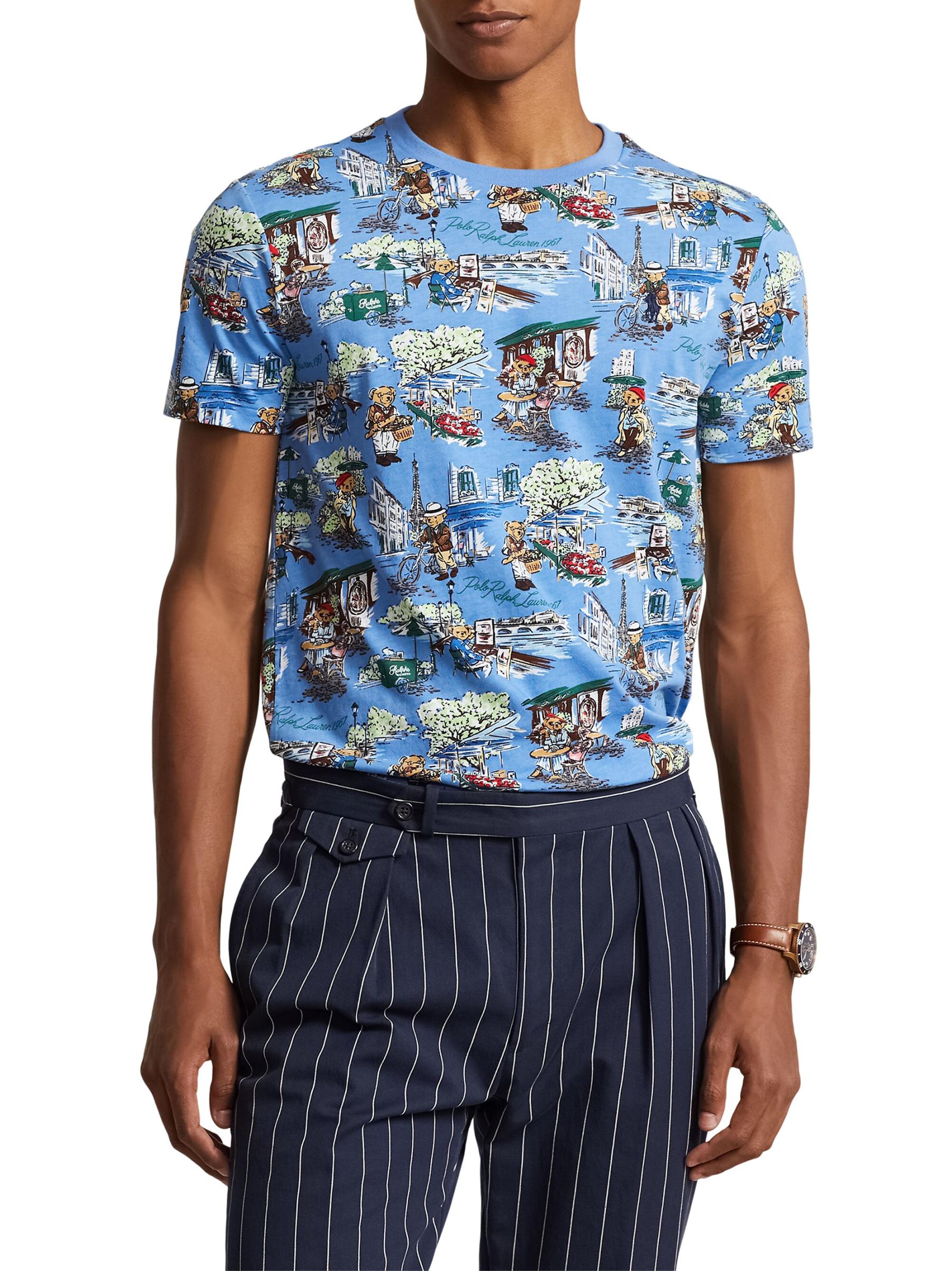 Shop Polo Ralph Lauren - Polo Bear Print Jersey T-Shirt