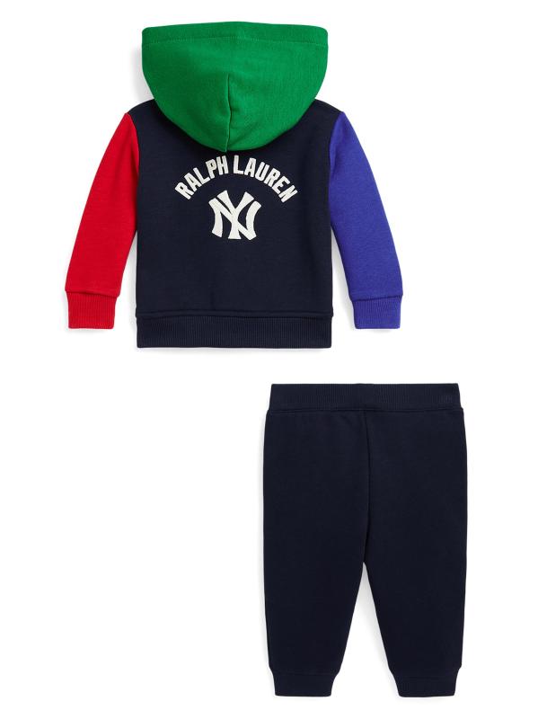 Shop Polo Ralph Lauren Baby Boy's New York Yankees™ Colorblocked