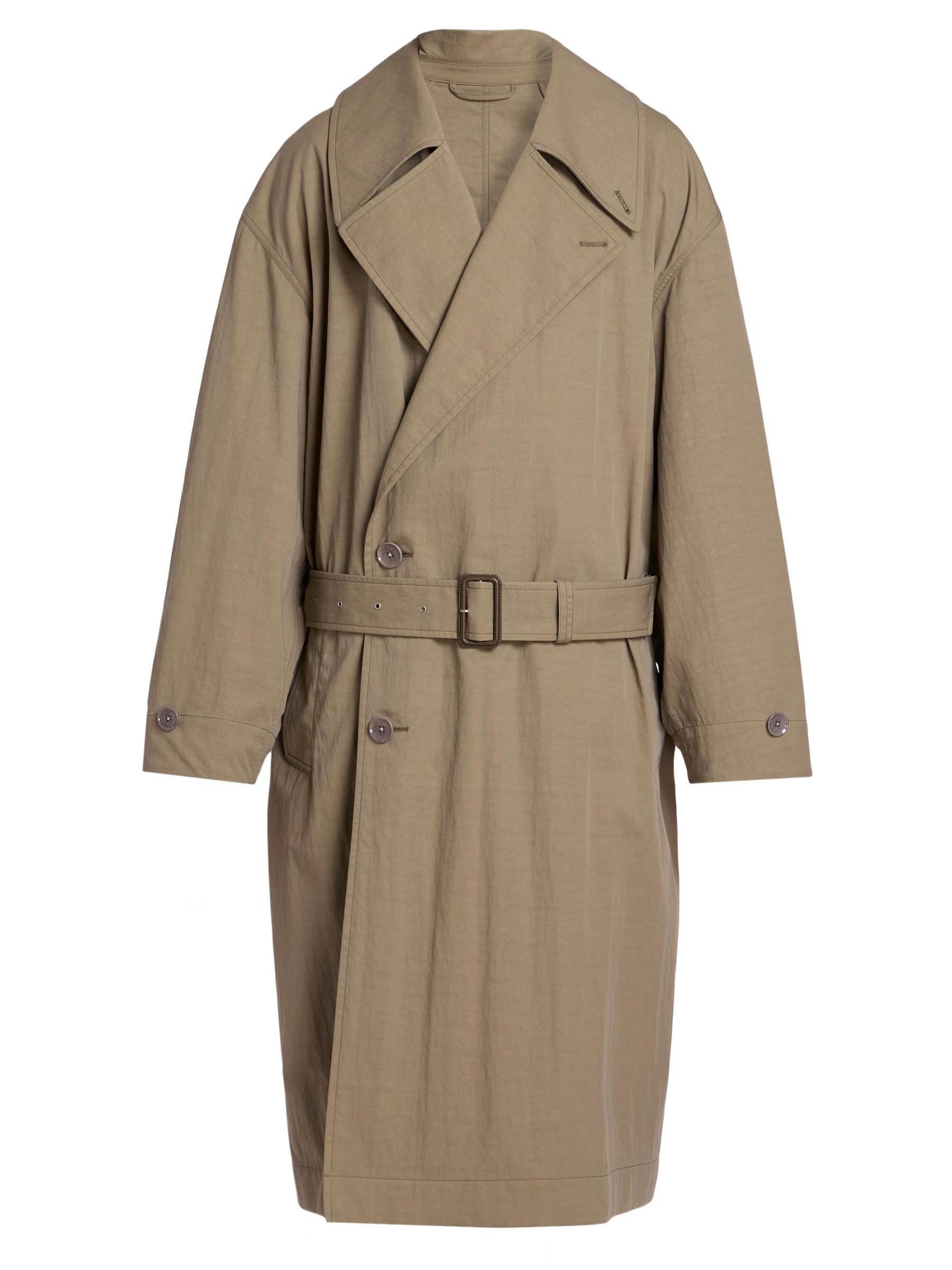 Shop Lemaire - Tibetan Cotton-Blend Trench Coat | Saks Fifth