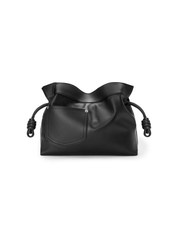 #4: حقيبة بانتا فلامنكو متوسطة الحجم من الجلد - أسود