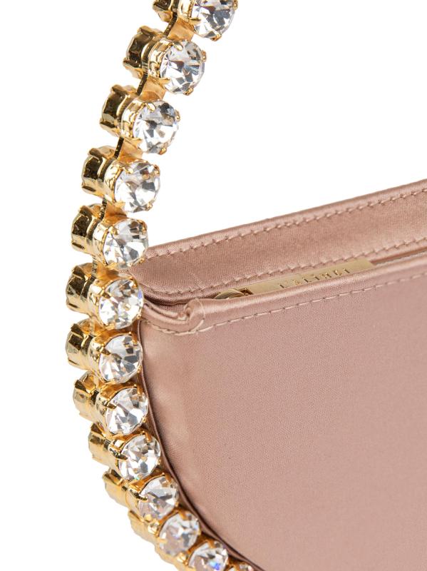 #3: حقيبة يد ساتان بمقبض مزخرف من Eternity - بيج