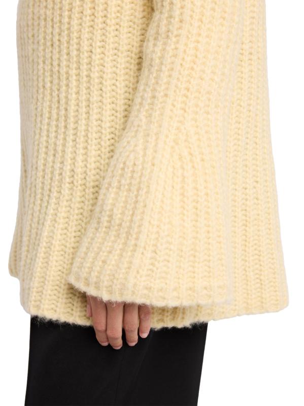 #5: سترة من الكشمير المحبوك من Mirr - أصفر