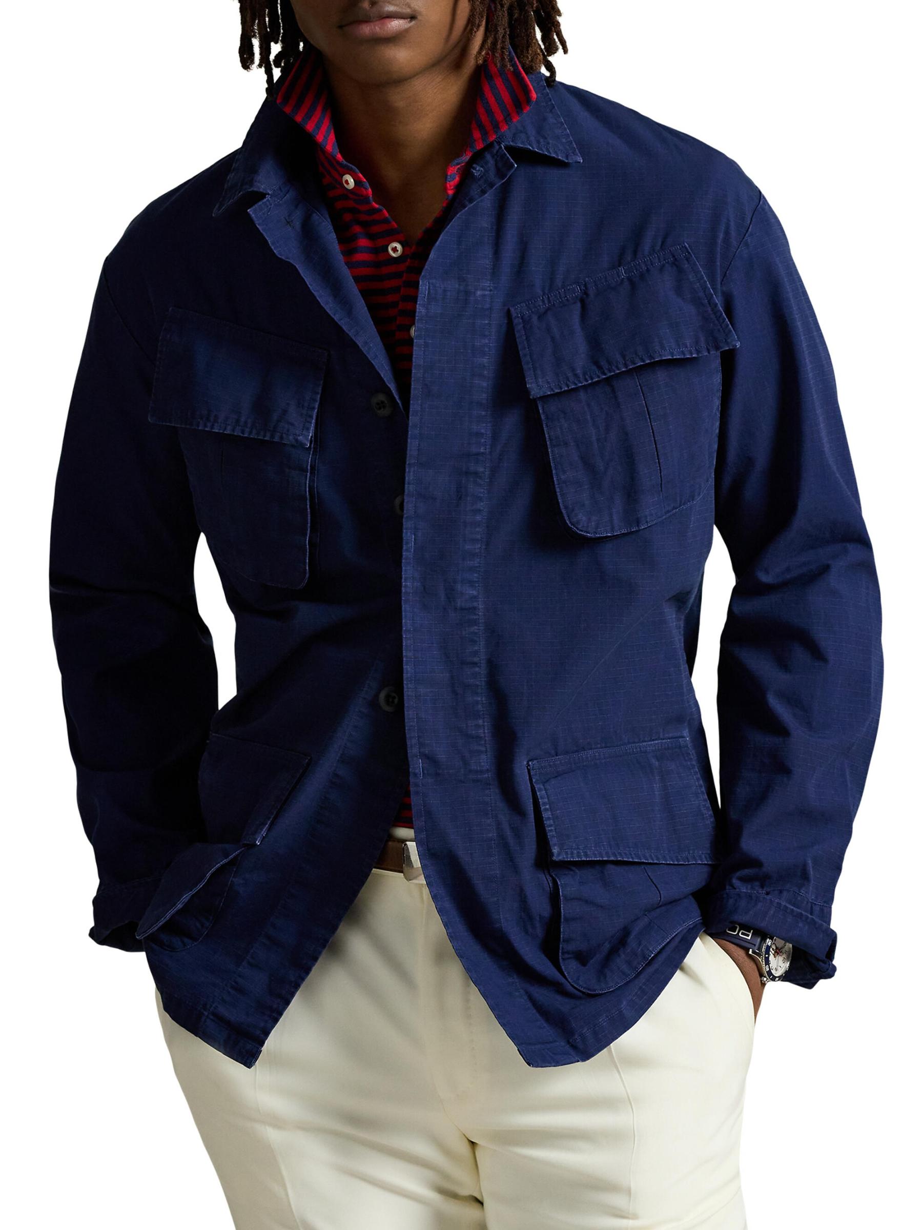 ラルフローレン Shop Polo Ralph Lauren - Ripstop Utility Overshirt | Saks