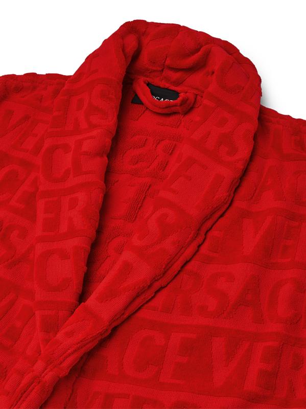 #3: رداء باروكو من القطن لعيد الميلاد - أحمر