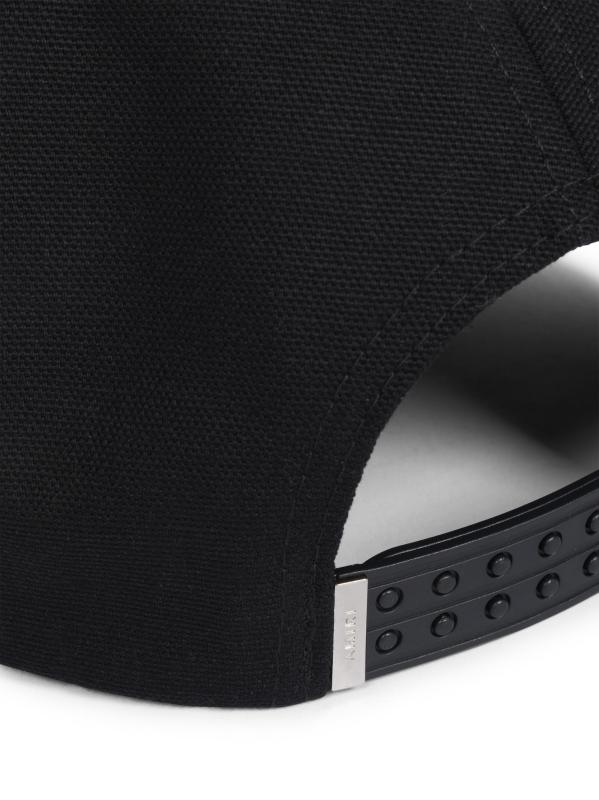 #3: قبعة سائق شاحنة مطرزة بشعار الماركة - أسود