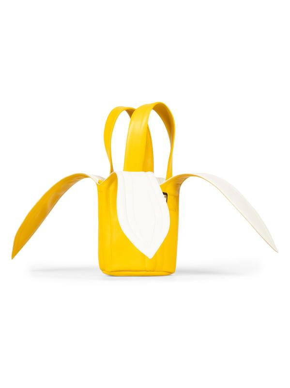#3: حقيبة دلو من جلد الموز - اكرو أصفر