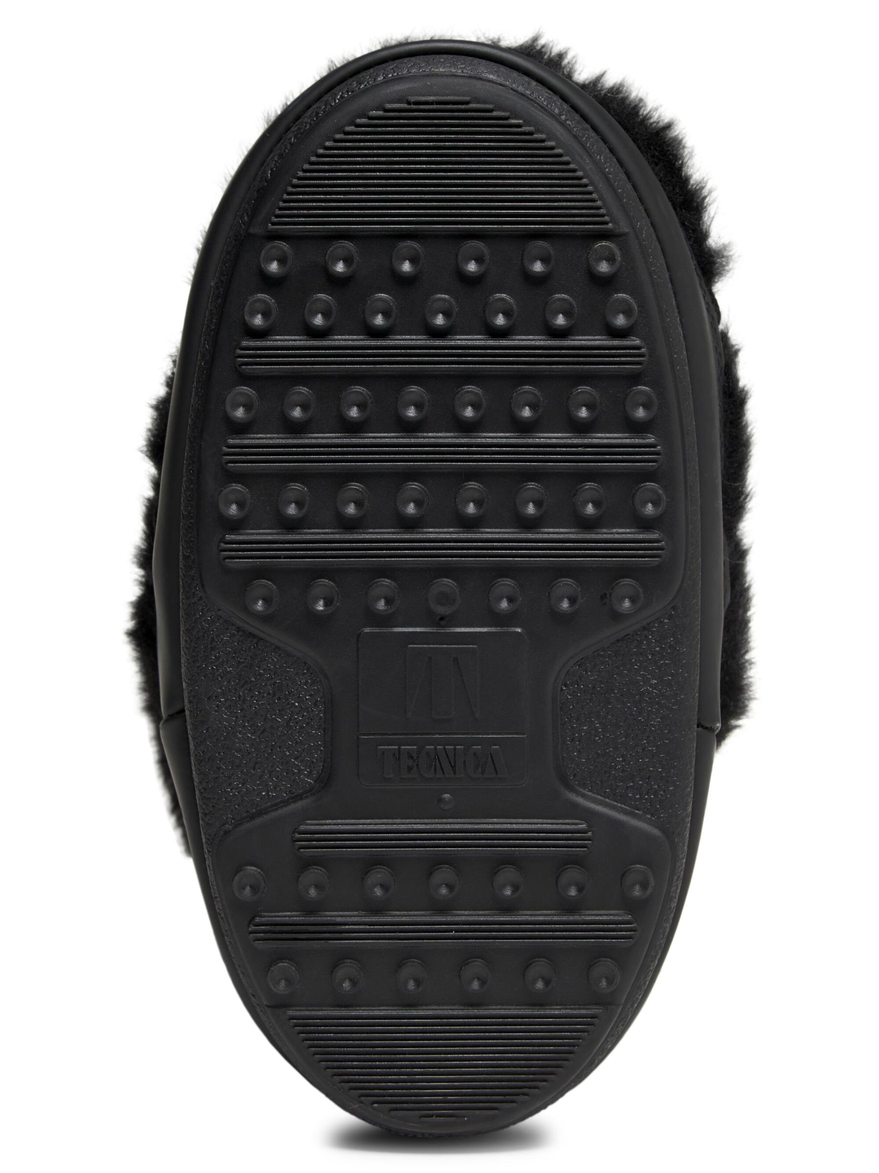 MOON BOOT アイコン ブラック フェイクファー ブーツ ICON BLACK FAUX-FUR BOOTS | Moon Boot®