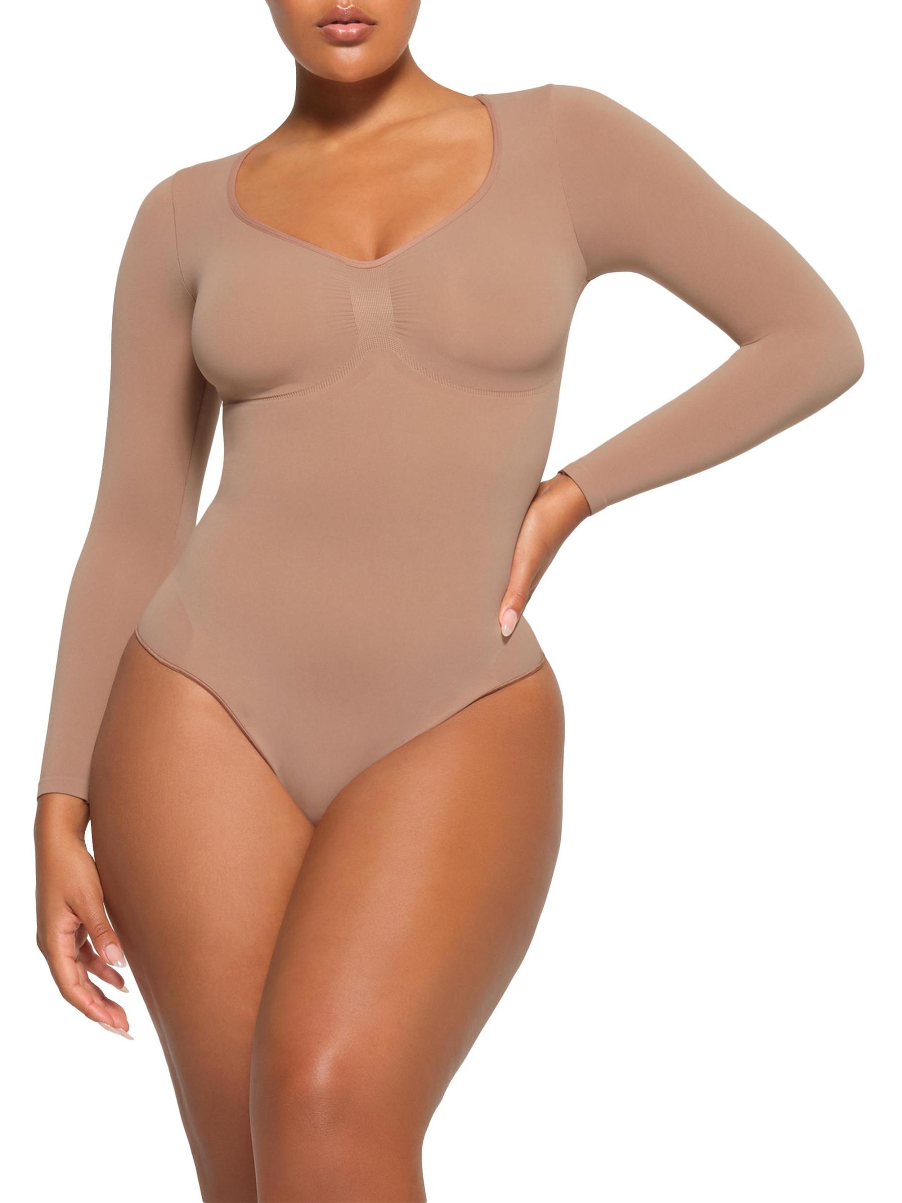 バレエ SKIMS THONG BODYSUIT SKIMS Underwire Thong Bodysuit - Onyx | NET-A-PORTER