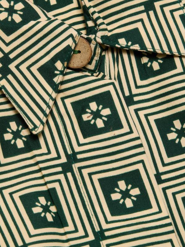 #6: قميص ماكسي من القطن بطبعة Feyi - تان مالتي