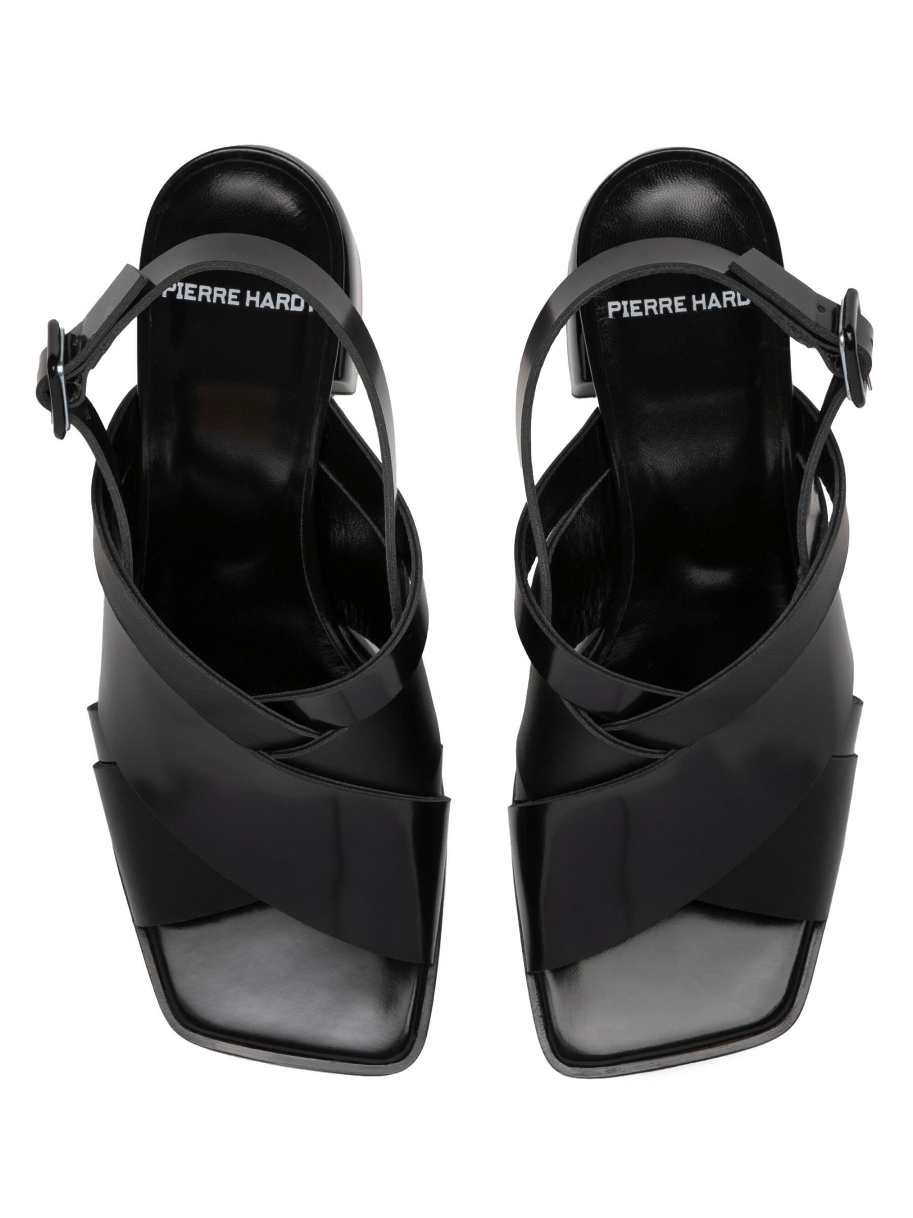 関税送料込Pierre Hardy Leather Sandals AEC03_CALF_BLACK_Pierre_Hardy_