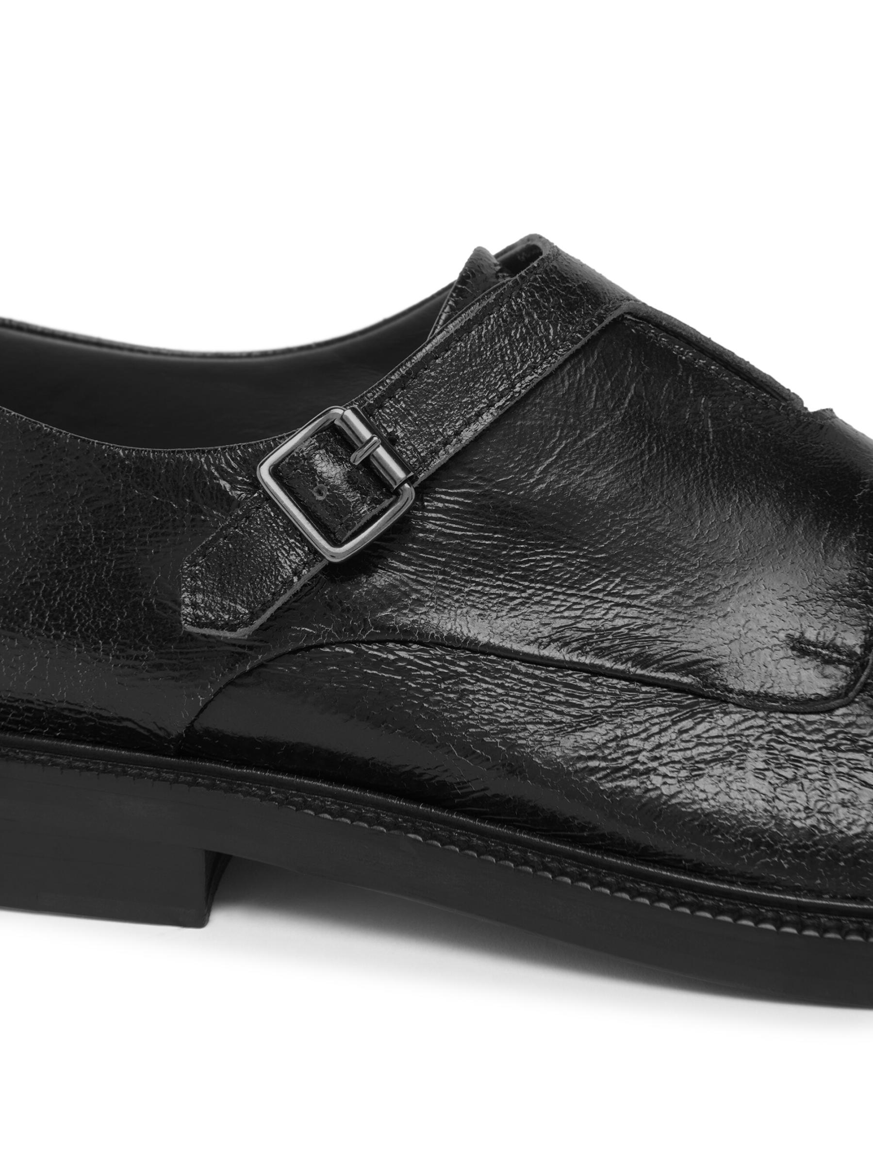 Shop Pollini - Leather Double Monk Strap Shoes | Saks Fifth