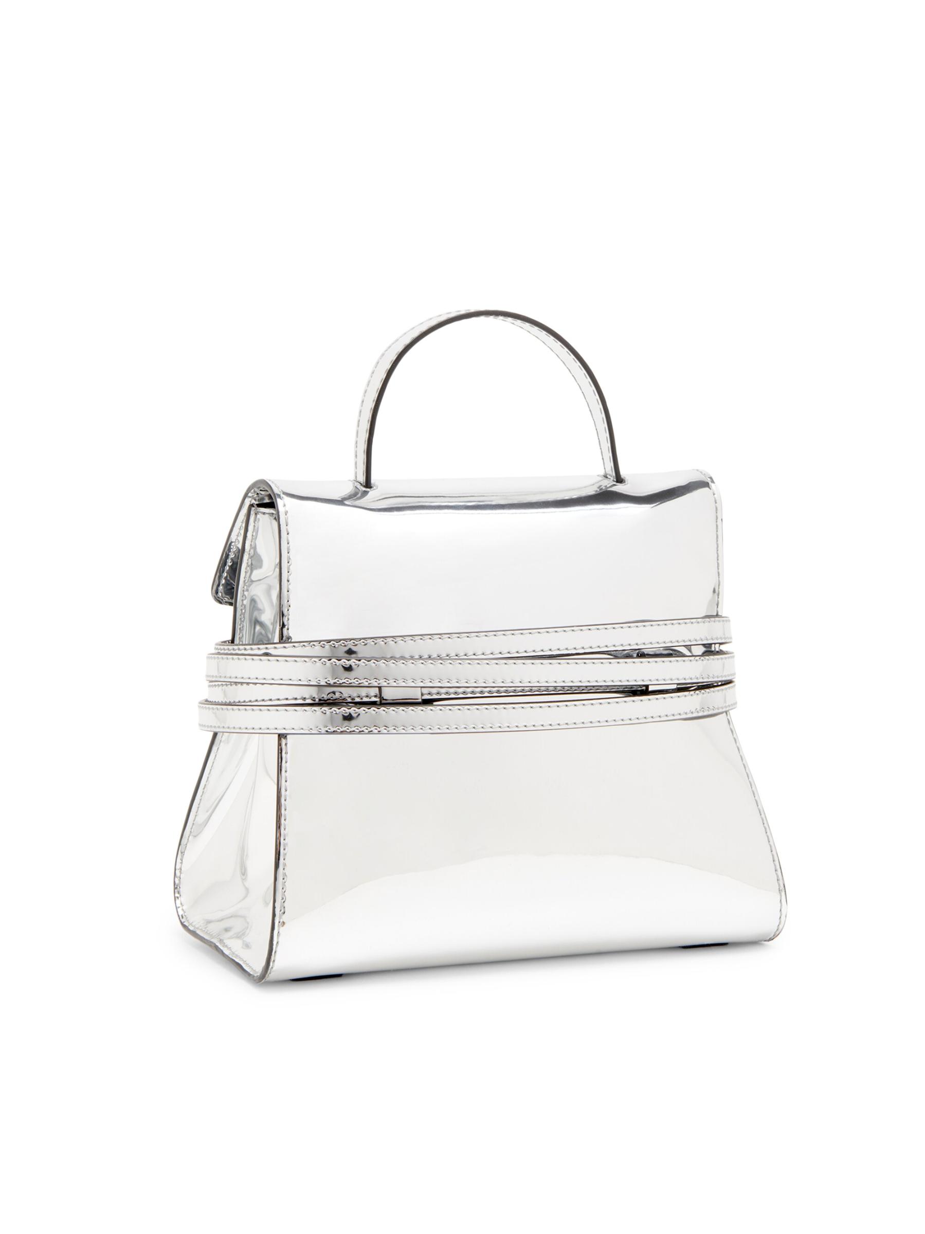 Shop Moschino - Tie Me Mirror Satchel | Saks Fifth Avenue