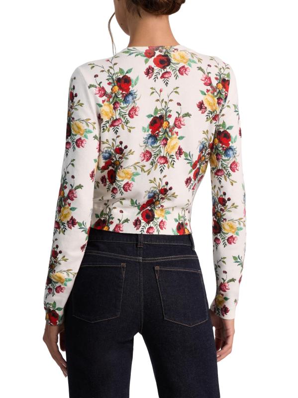 #4: كارديجان دوللي فلورال من القطن القابل للتمدد - وردة مذهبة