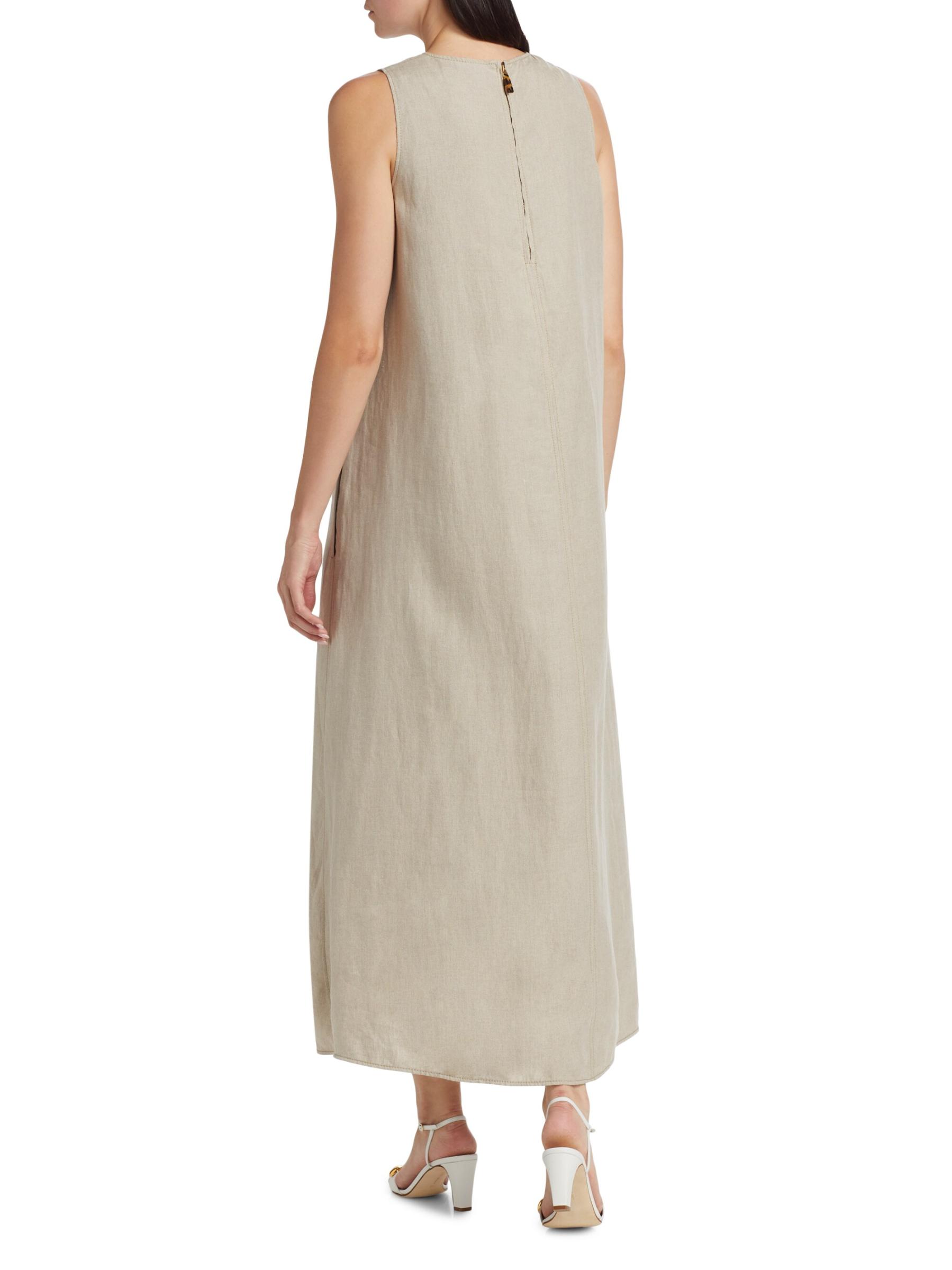 関税送料込【MAX MARA】Simeone dress MAX MARA Simeone linen maxi dress | NET-A-PORTER