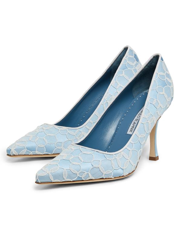 Saks Fifth Avenue Manolo Shoes Sale Manolo Blahnik Pirua 70MM - Main Image