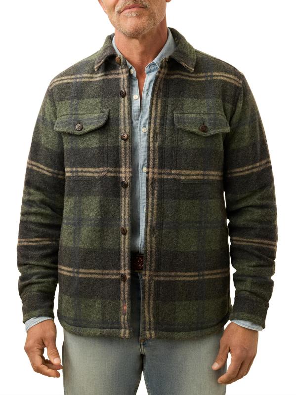Range Plaid Fleece-Lined Shirt Jacket