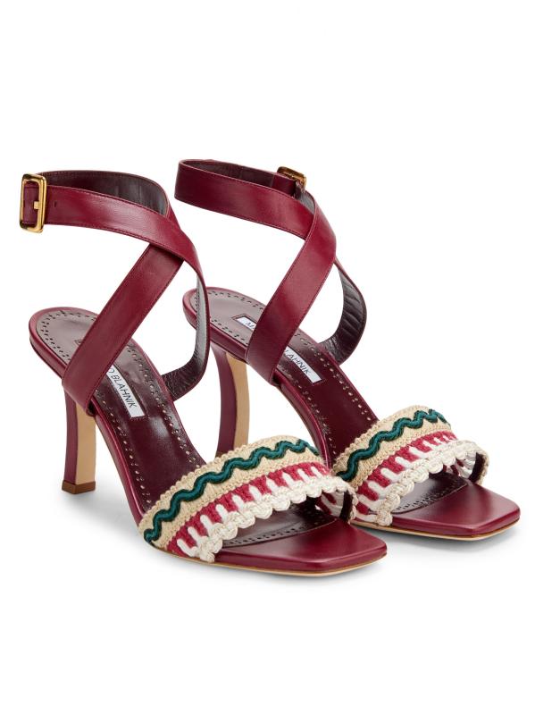 #2: صندل مابيكو الجلدي - أحمر داكن