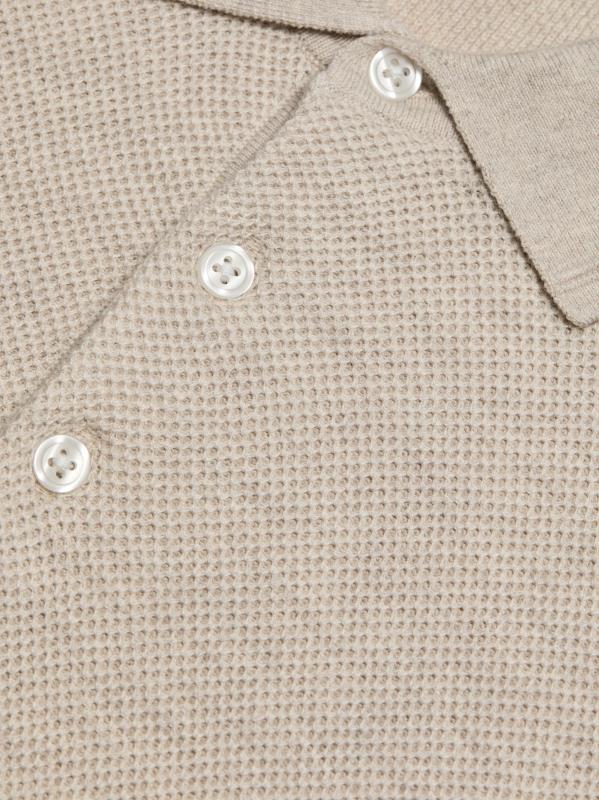 #6: سترة بولو Selwyn من مزيج القطن - قماش