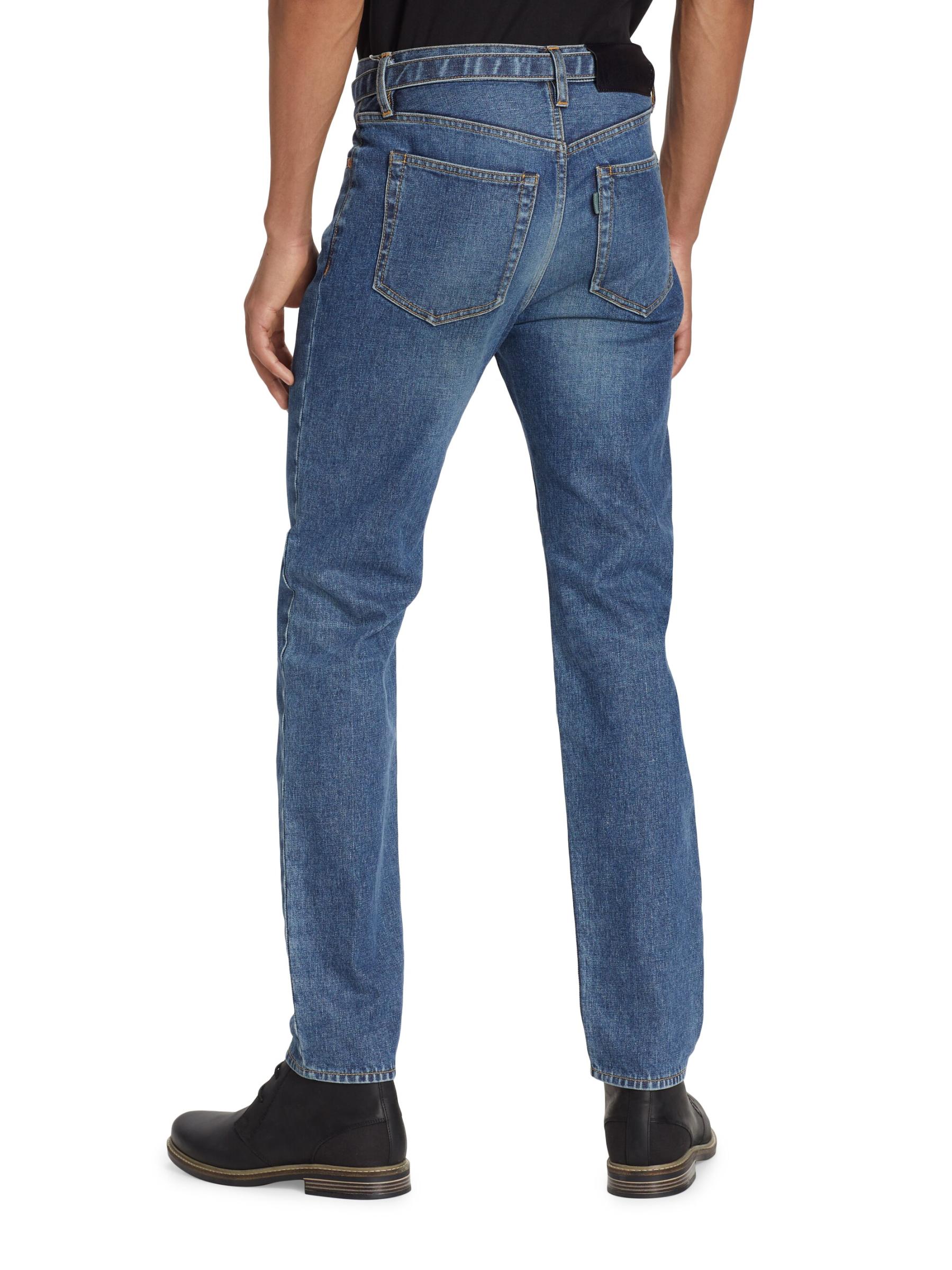 Shop Sacai - Tapered Slim-Fit Denim Pants | Saks Fifth