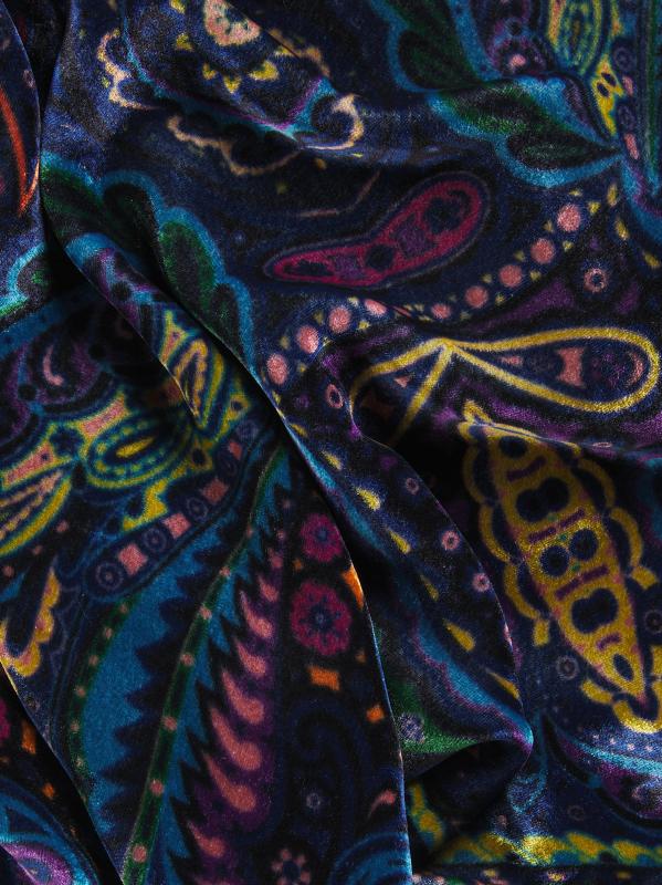 #5: بونشو بيزلي فيلفيت غير متماثل - بلو مالتي