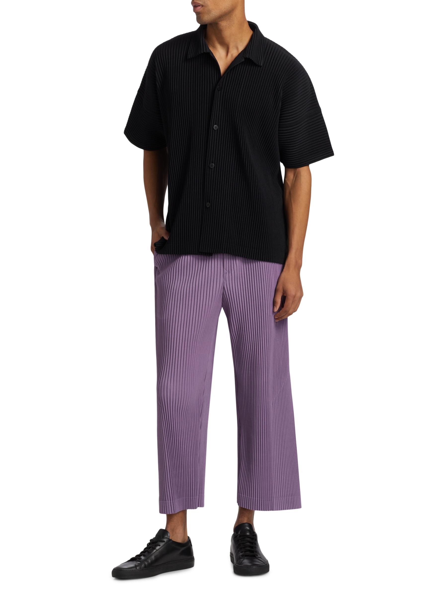 Shop Homme Plissé Issey Miyake - MC April Flared Crop Pants