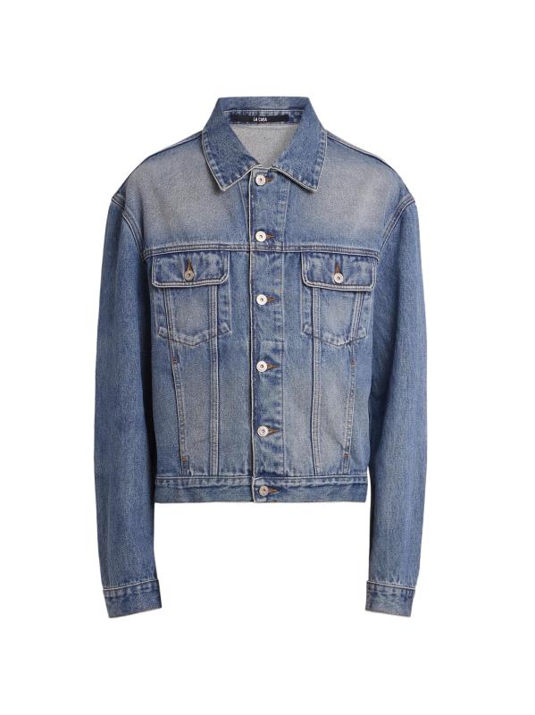 جاكيت تراكر من الدنيم من لا فيست