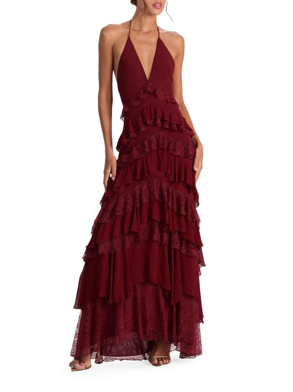 #3: فستان ليانا الطويل المكشكش - أوكسبلود