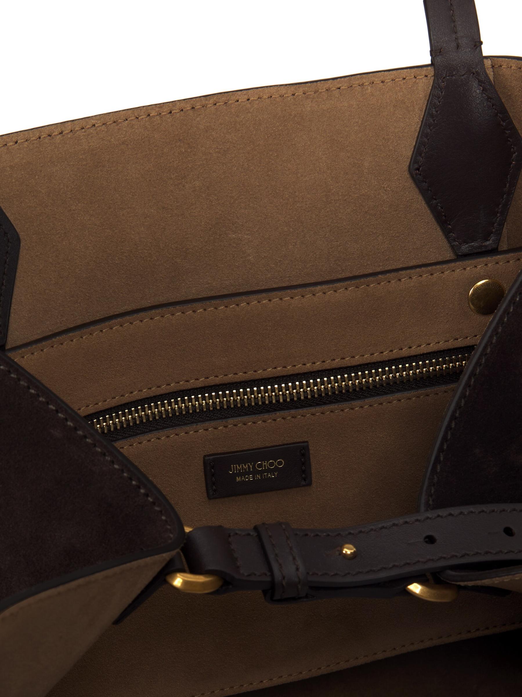 【関税&送料込】Jimmy Choo Camel Suede Diamond Shopping Bag Jimmy Choo Camel Suede Diamond Shopping Bag FW25 Collection