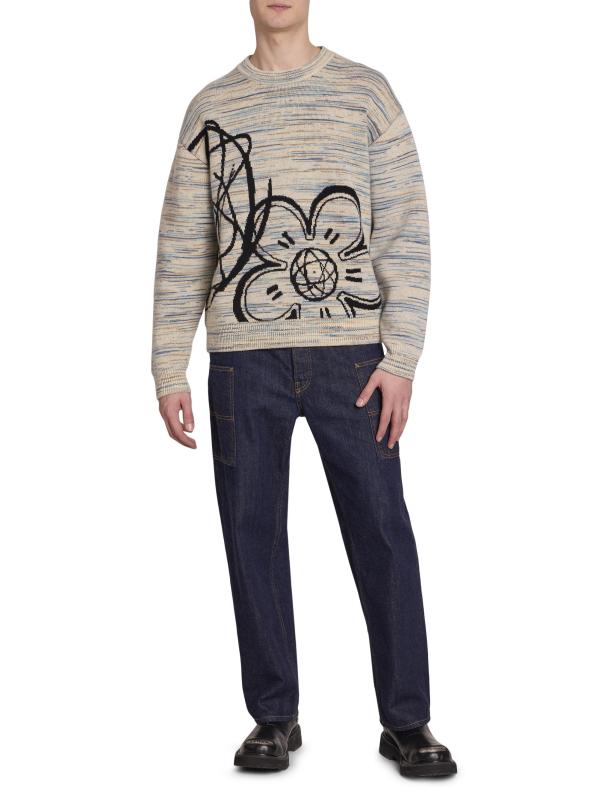 #7: سترة فوتورا من الصوف القابل للتمدد بوجهين - أوف وايت