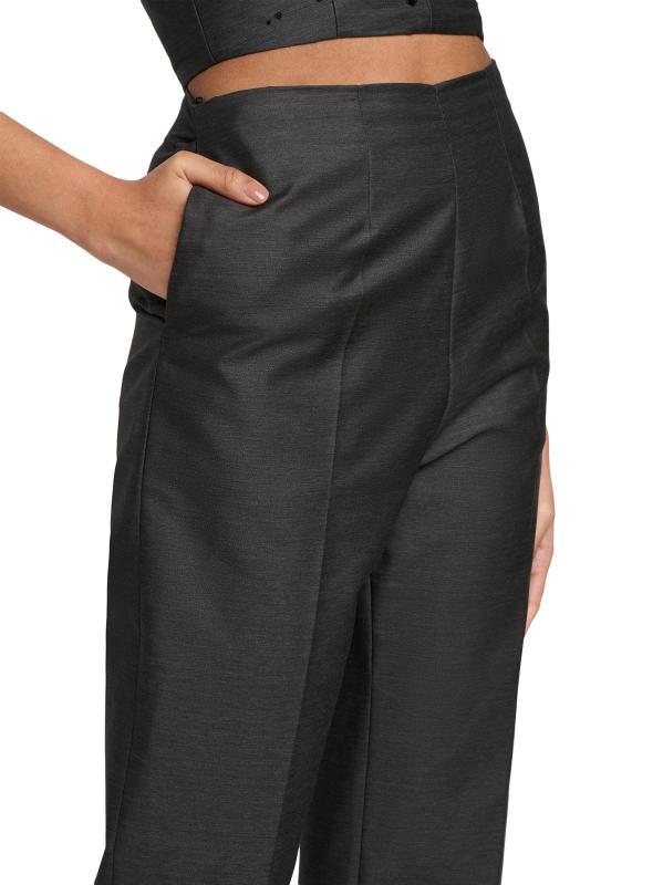 #5: بنطلون فيرجن من الصوف والحرير - اللون الرمادي