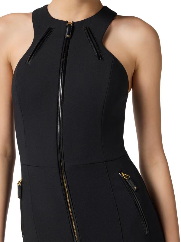 （ELISABETTA FRANCHI）クレープジャンプスーツ Elisabetta Franchi - クレープ・ジップ・ジャンプスーツ を