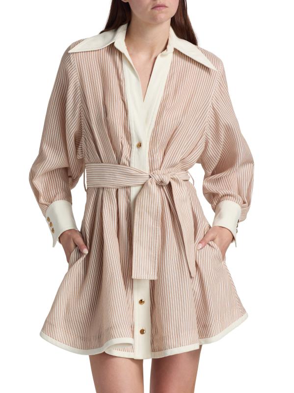 定価22万円超　新品　セットアップ　ZIMMERMANN ジマーマン ❇️Zimmermannジマーマン25秋新作シャツスカート2点